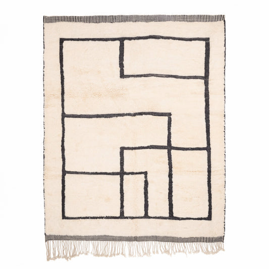 Unbalanced Ratio - Luxury Shag Moroccan Rug