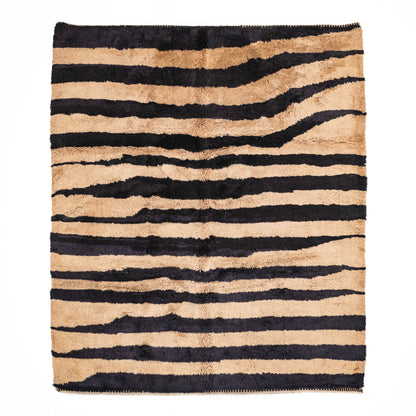 Wild Stripes - Luxury Shag Moroccan Rug