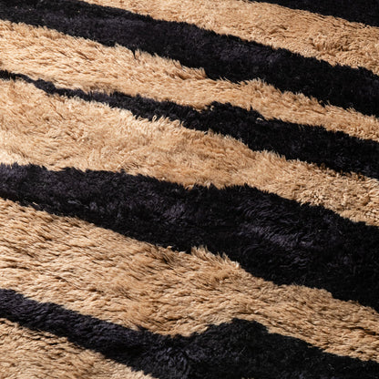 Wild Stripes - Luxury Shag Moroccan Rug