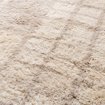 Silver Lattice - Luxury Shag Moroccan Rug