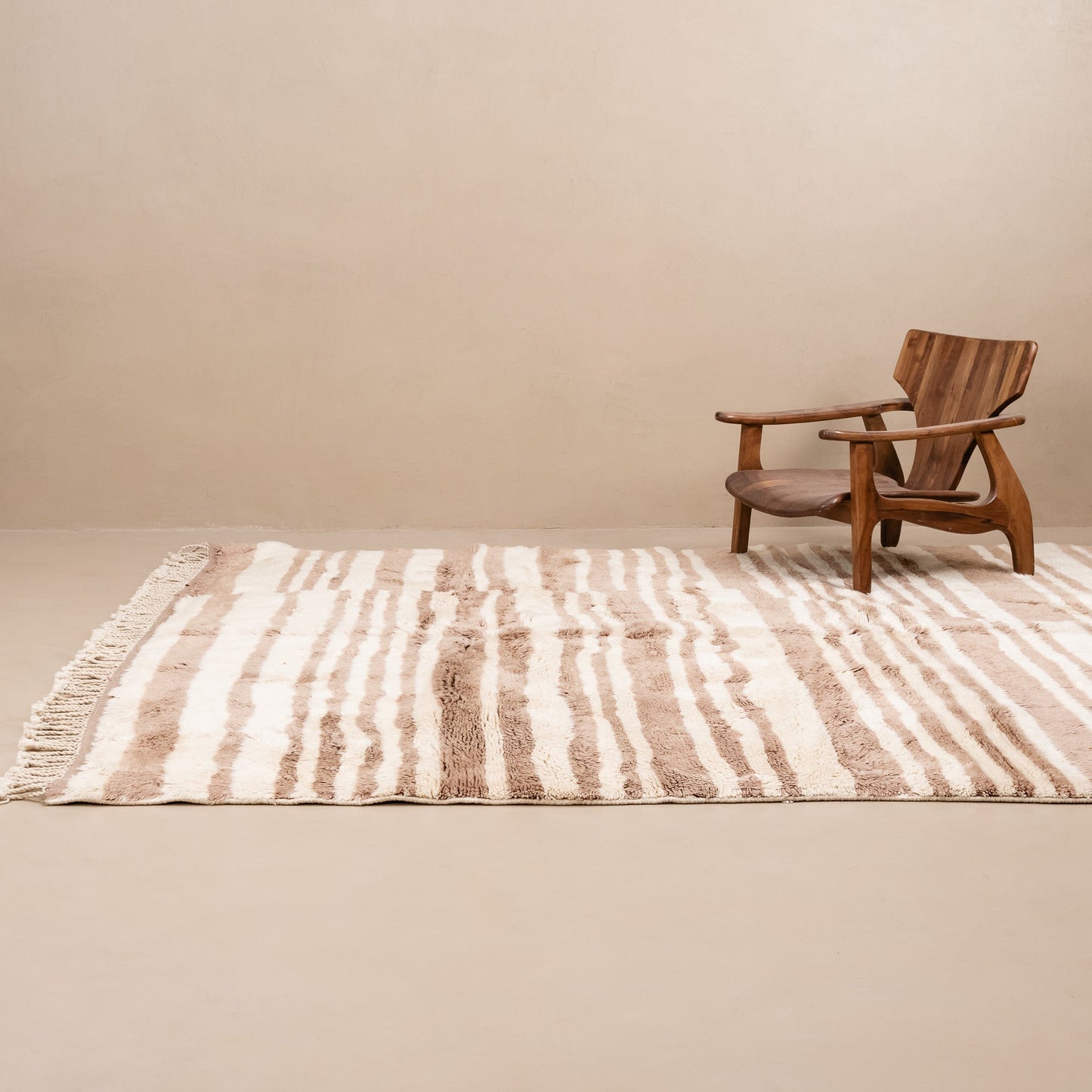 Shimmering Sands - Luxury Shag Moroccan Rug