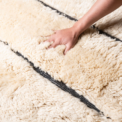 Whispered Echoes - Luxury Shag Moroccan Rug