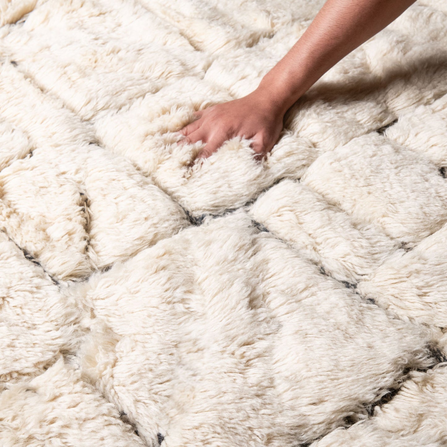 Fragmented Memories - Luxury Shag Moroccan Rug