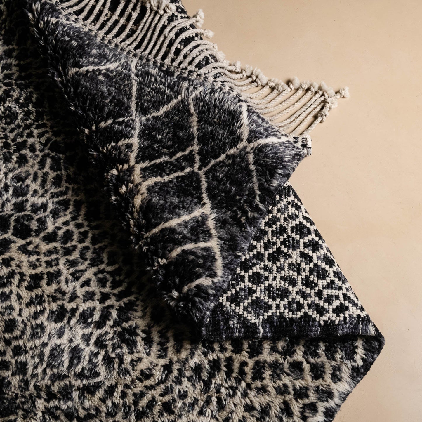 The Enchanting Labyrinth - Luxury Shag Moroccan Rug