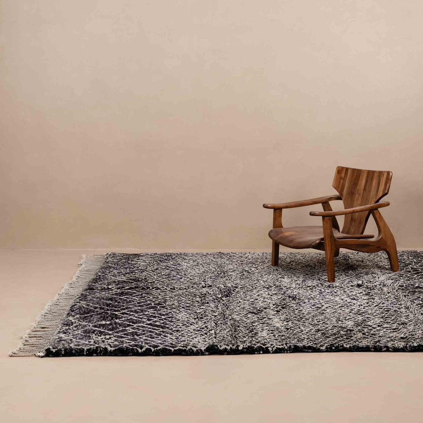 The Enchanting Labyrinth - Luxury Shag Moroccan Rug