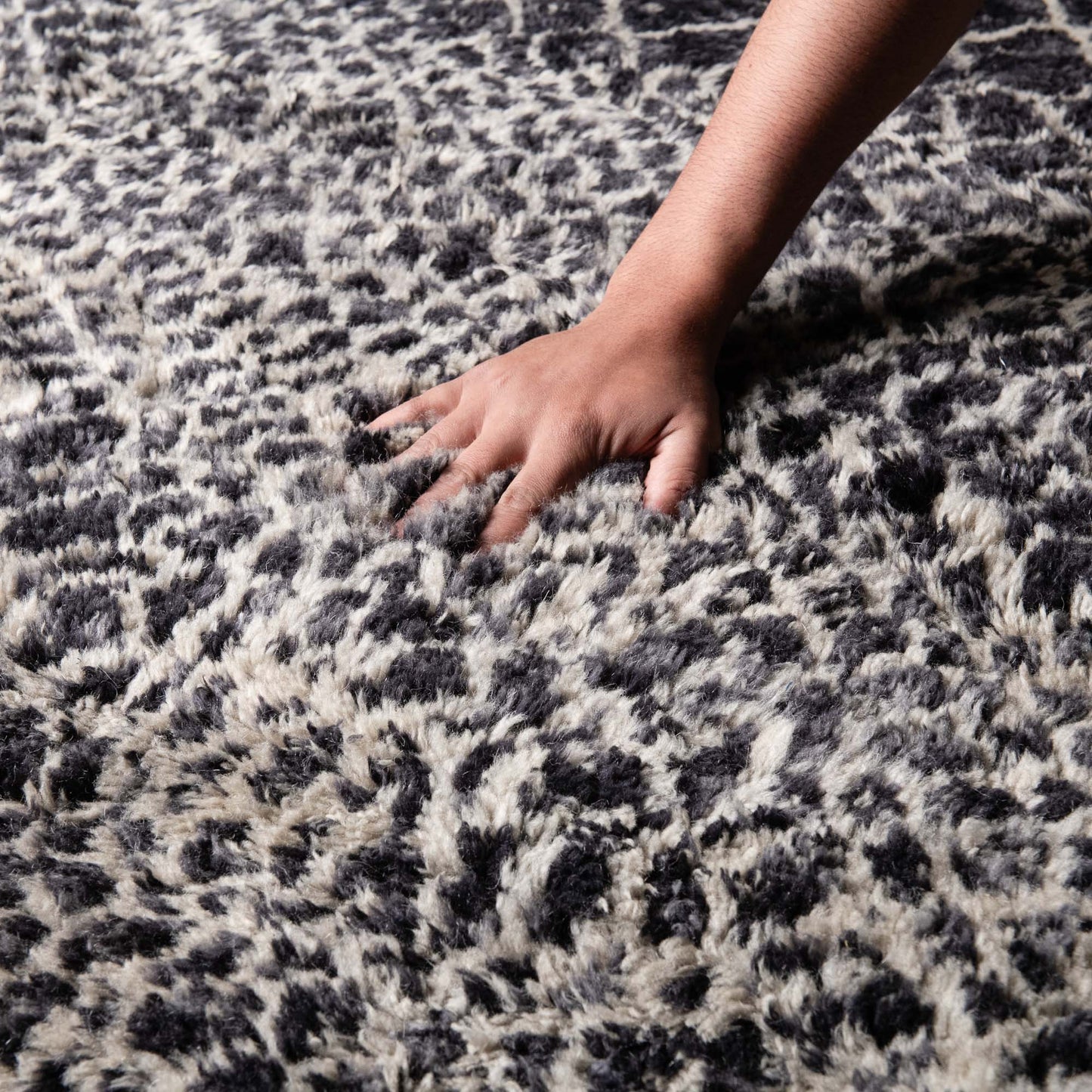 The Enchanting Labyrinth - Luxury Shag Moroccan Rug