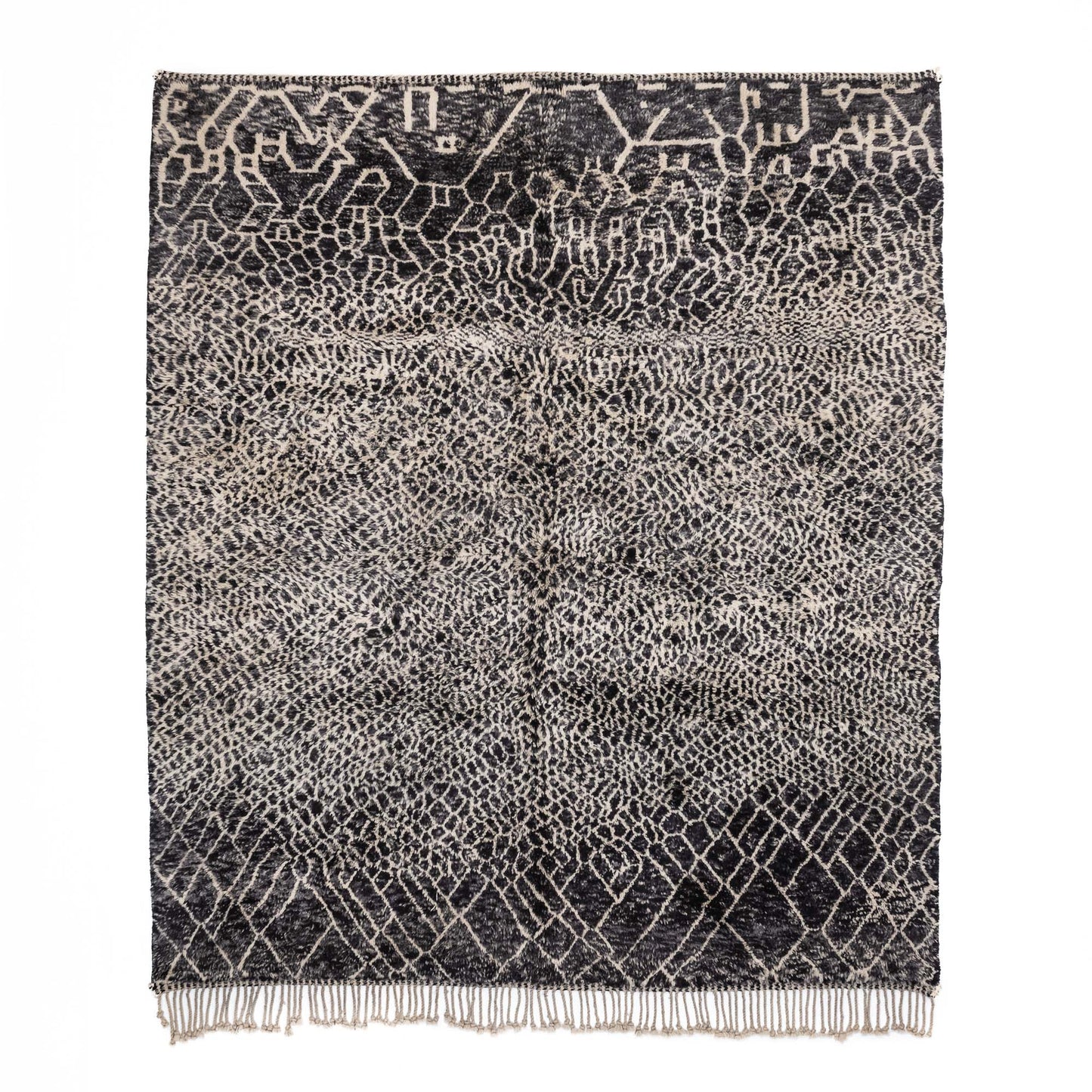 The Enchanting Labyrinth - Luxury Shag Moroccan Rug
