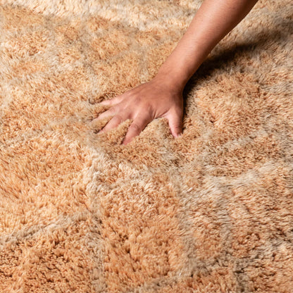 Golden Hush - Luxury Shag Moroccan Rug
