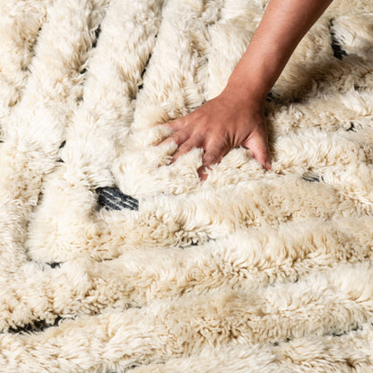 Ripples - Luxury Shag Moroccan Rug