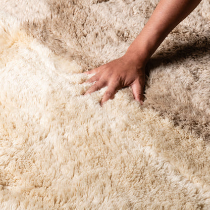 Pale Elegance - Luxury Shag Moroccan Rug
