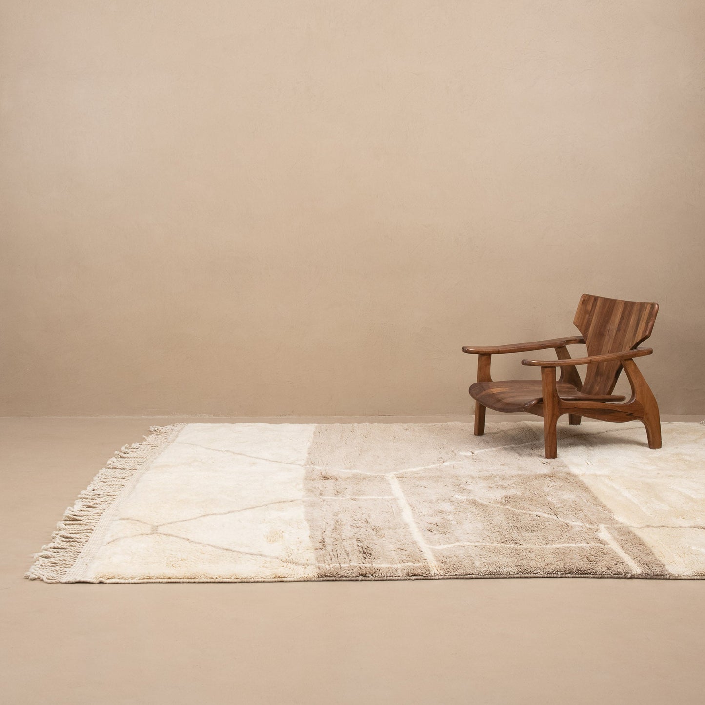 Pale Elegance - Luxury Shag Moroccan Rug