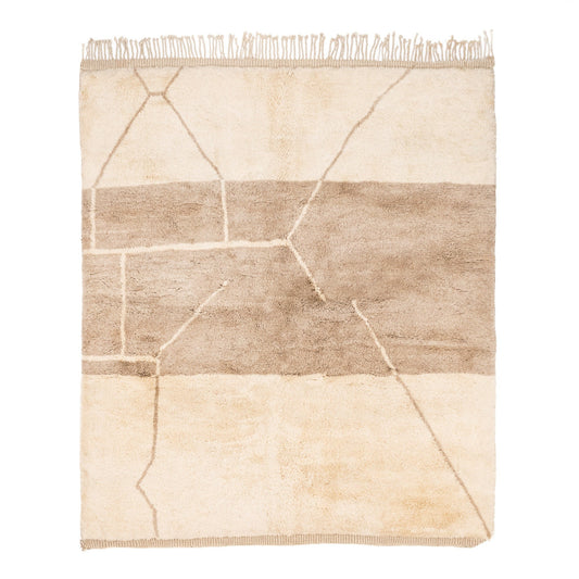 Pale Elegance - Luxury Shag Moroccan Rug