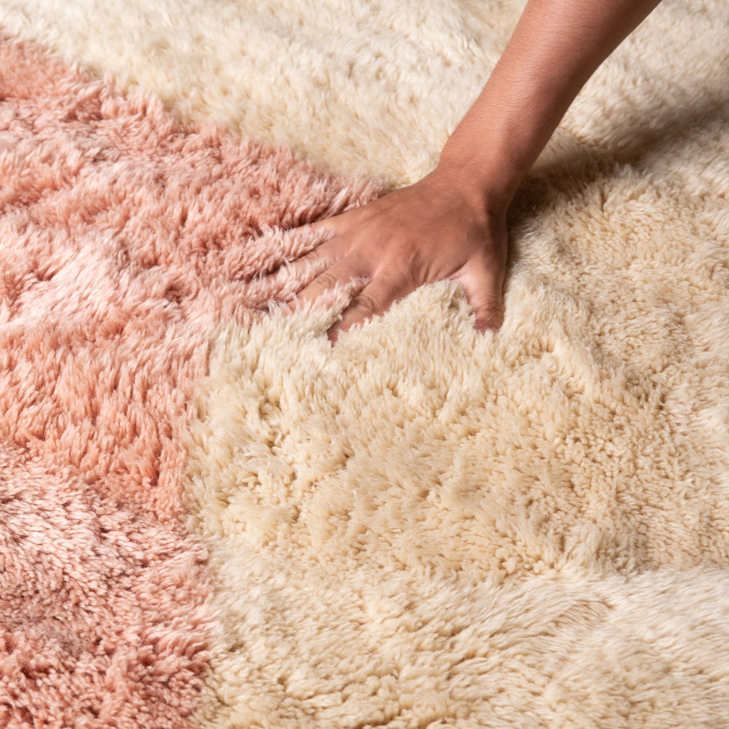 Soft Echoes - Luxury Shag Moroccan Rug