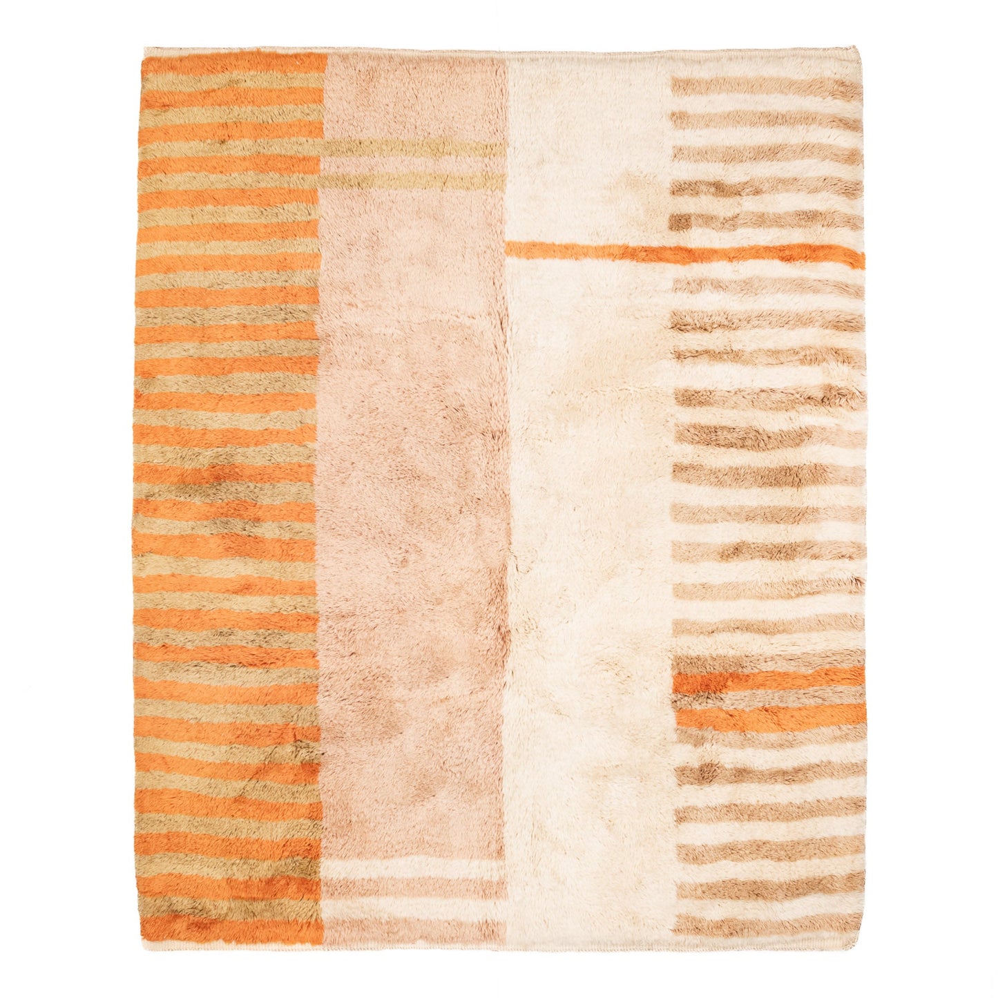 Defragmented Sunset - Luxury Shag Moroccan Rug