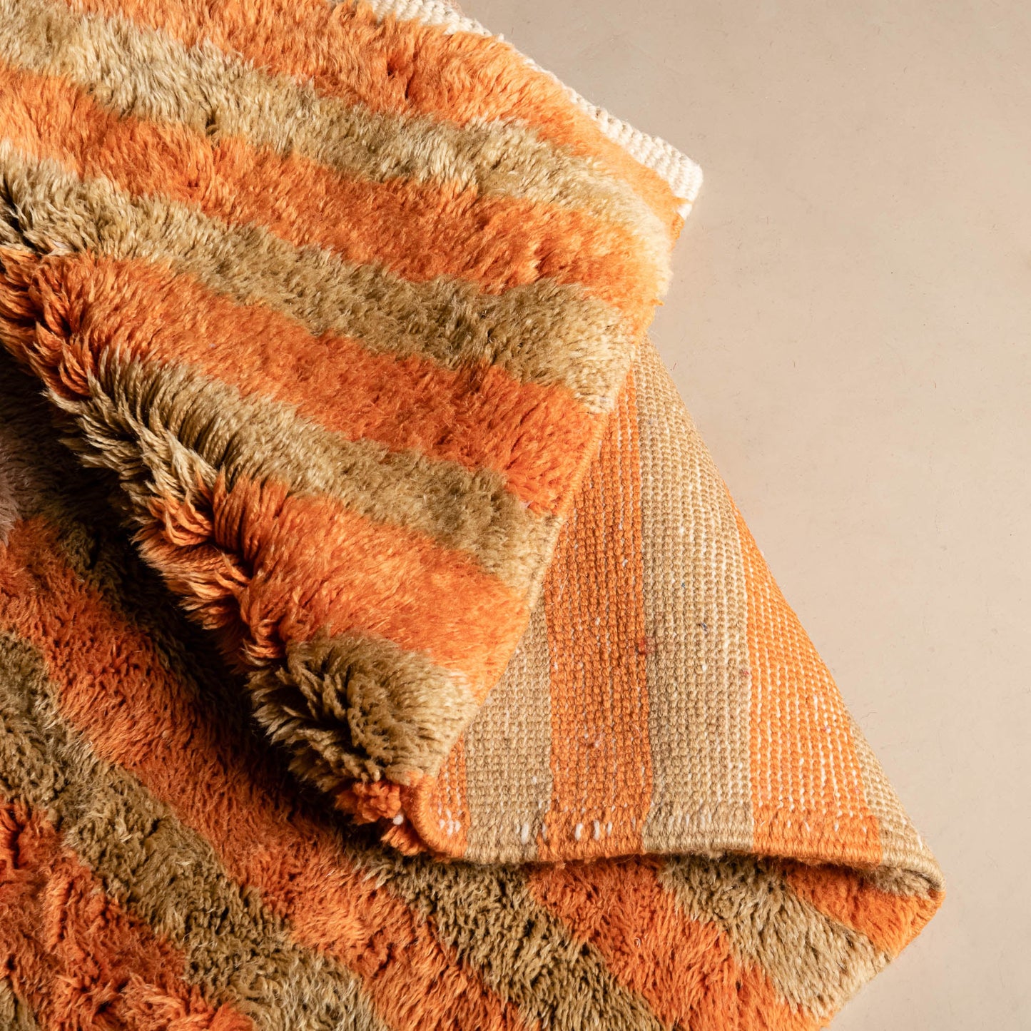 Defragmented Sunset - Luxury Shag Moroccan Rug