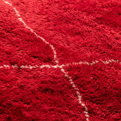 Ruby Rhapsody - Luxury Shag Moroccan Rug