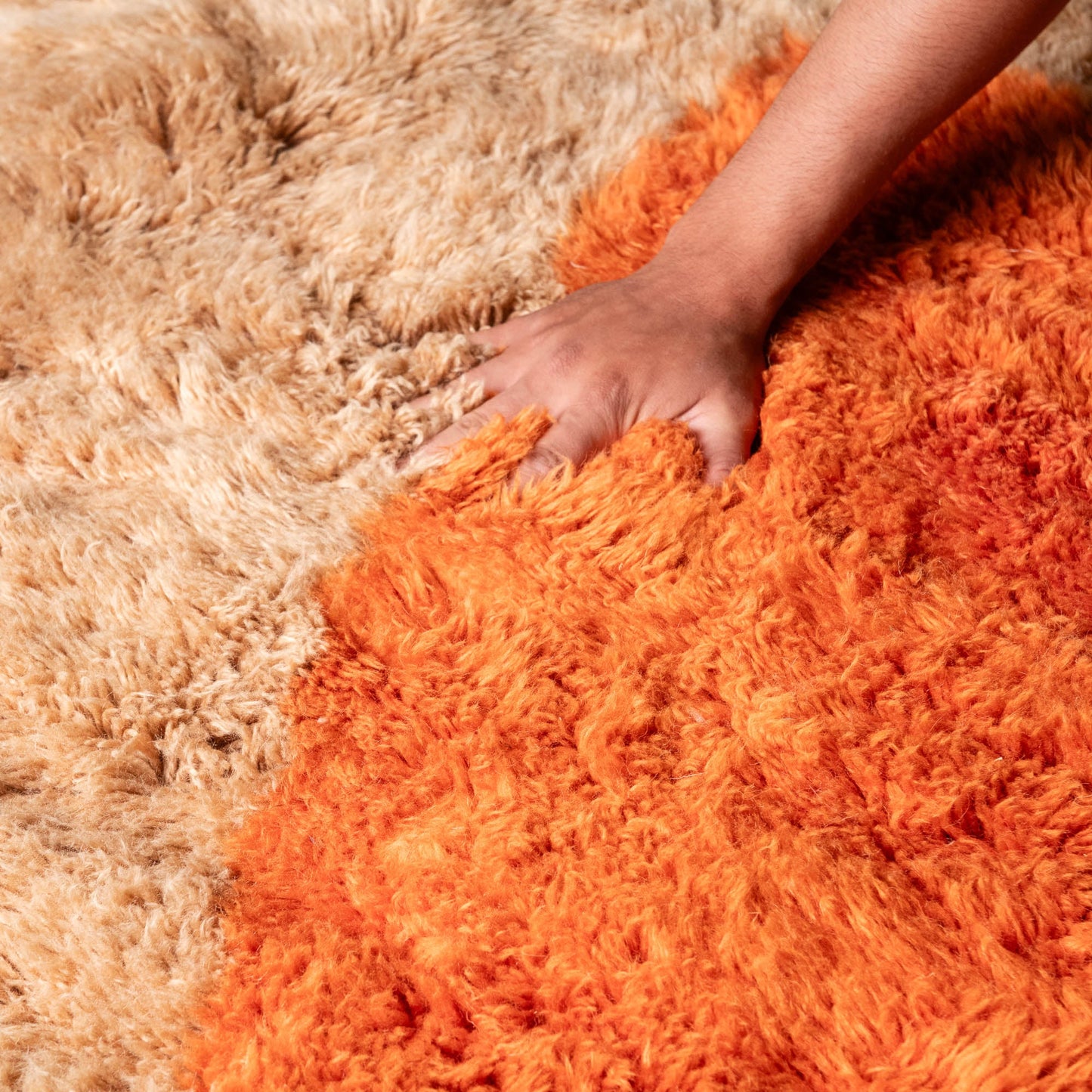 Desert Mirage - Luxury Shag Moroccan Rug