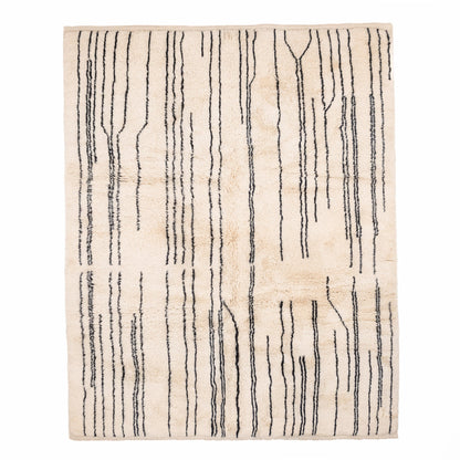 Metro Lines - Luxury Shag Moroccan Rug