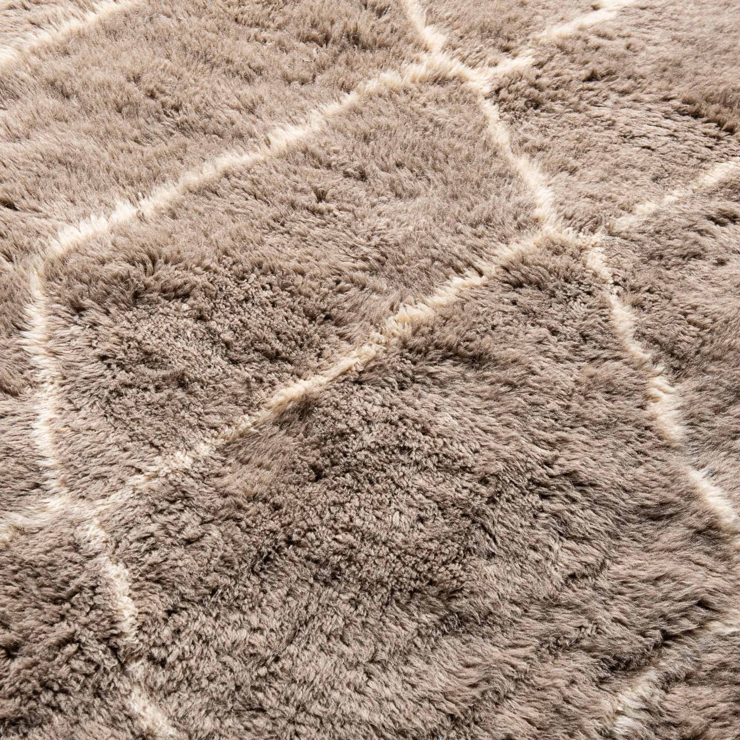 Earthy Pathways - Luxury Shag Moroccan Runner Rug