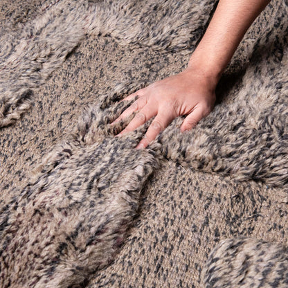 Volcanian Hill - Luxury Shag Moroccan Rug