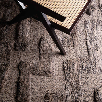 Volcanian Hill - Luxury Shag Moroccan Rug