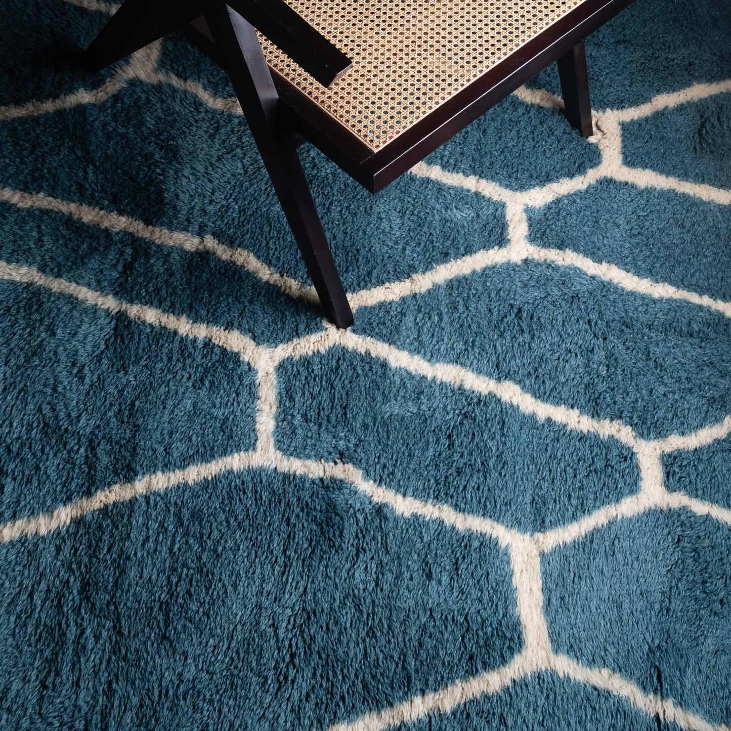 Ocean Mosaic - Luxury Shag Moroccan Rug