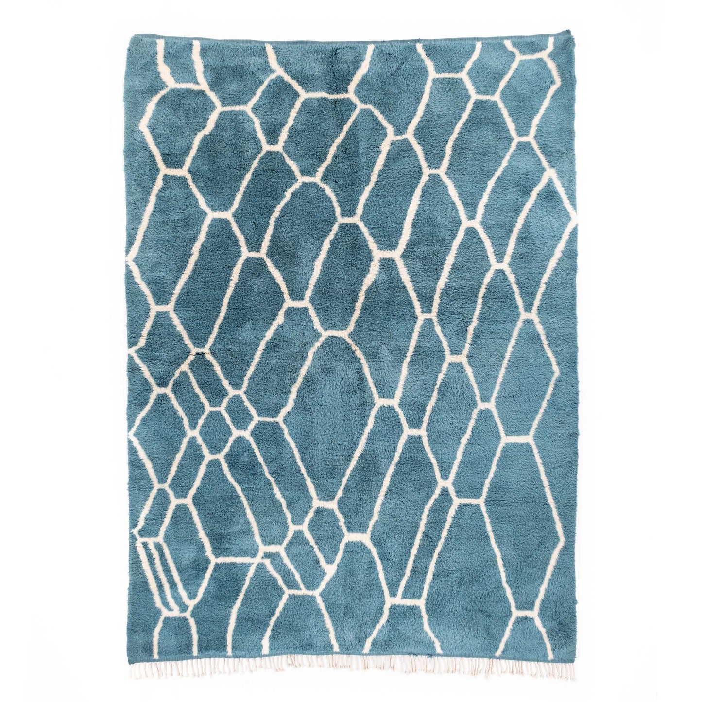 Ocean Mosaic - Luxury Shag Moroccan Rug