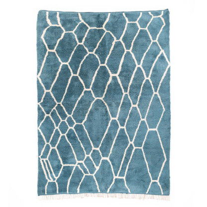 Ocean Mosaic - Luxury Shag Moroccan Rug