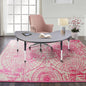 Multi Size Multi Color Machine Made Polypropylene Map Design Oriental Area Rug