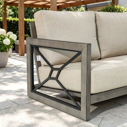 Marindo 6 Piece Outdoor Deep Seating Set with Ottoman