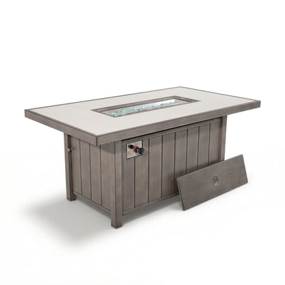 Marindo 7-Piece Aluminum Multi-Flex Fire Chat Suite with Ottomans