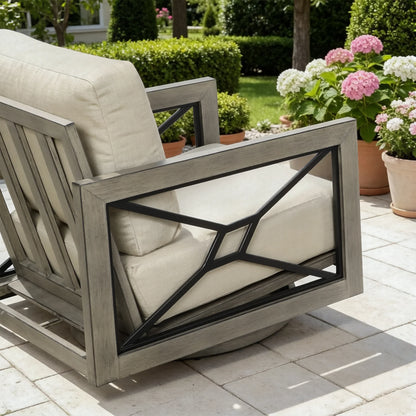 Marindo 5 Person Patio Seating Sets With 2 Swivel Chair
