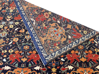 Persian Vase Design (9x12) black/multicolor