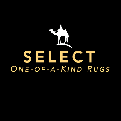 Contemporary Carved Tibetan 9x12 (ivory/gold/gray)