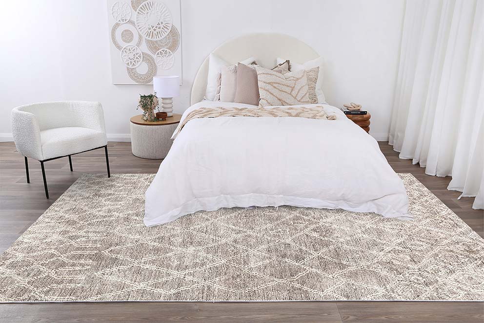 Nordic Nahla Vintage Modern in Beige Rug