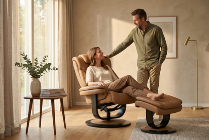 Oslo Euro Recliner w/ Ottoman