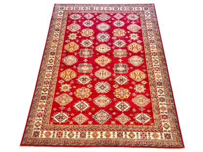 Super Kazak (10'09"x14'01") red/ivory