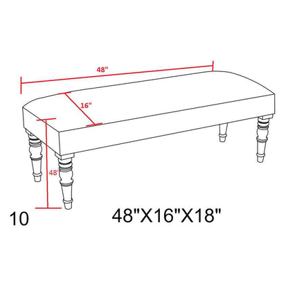 Gran Dark Green Bench