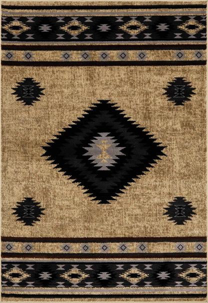 Buckhaven Brown Aztec Carpet
