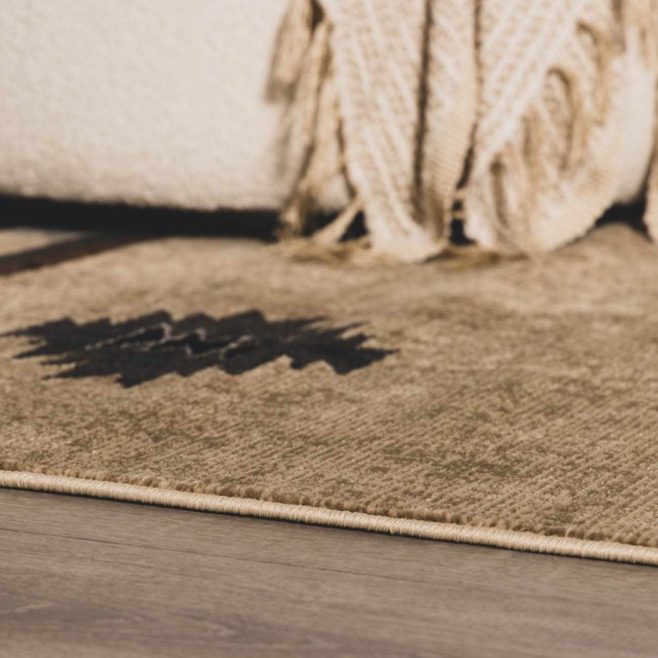 Buckhaven Brown Aztec Carpet