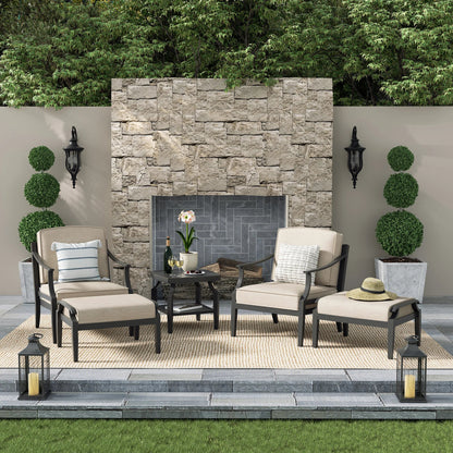 Tamarin 5-Piece Outdoor Armchair Set
