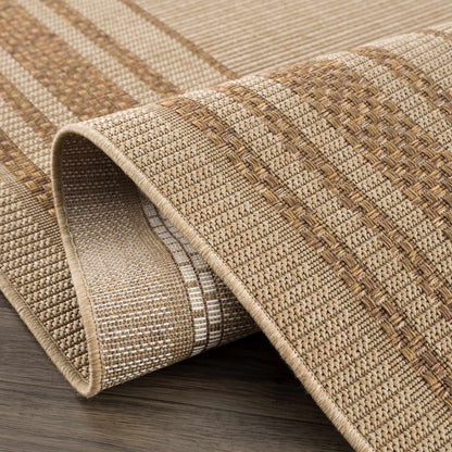 Isoko Bordered Faux Jute Rug