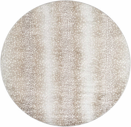 Pointblank Tan Leopard Print Rug