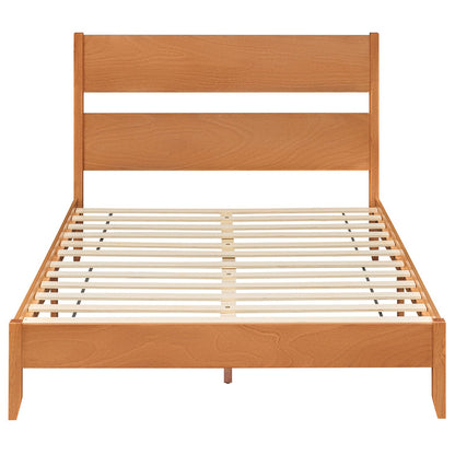 Queen Bed Frame with Headboard and Solid Wood Legs