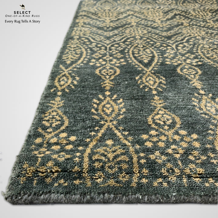 Arabesque Design Teal 10' Runner