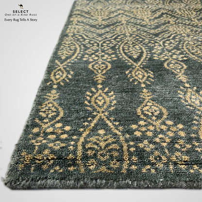 Arabesque Design Teal 10' Runner