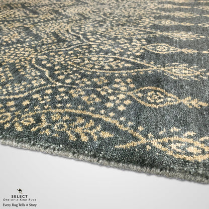 Arabesque Design Teal 10' Runner