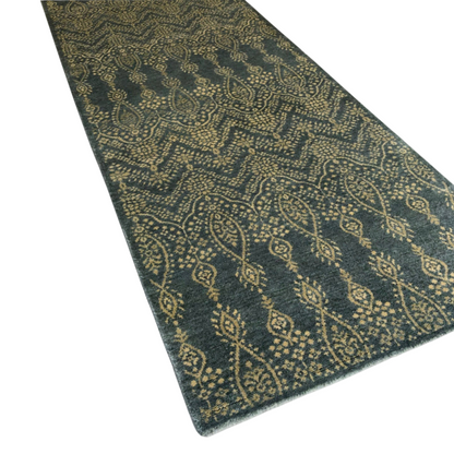 Arabesque Design Teal 10' Runner