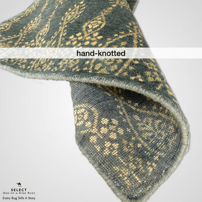 Arabesque Design Teal 10' Runner