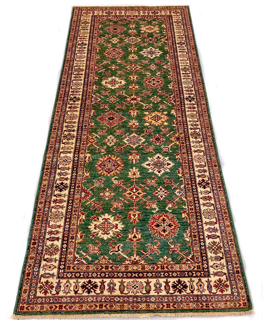 Super Kazak 3'11"x9'01" grn/ivory